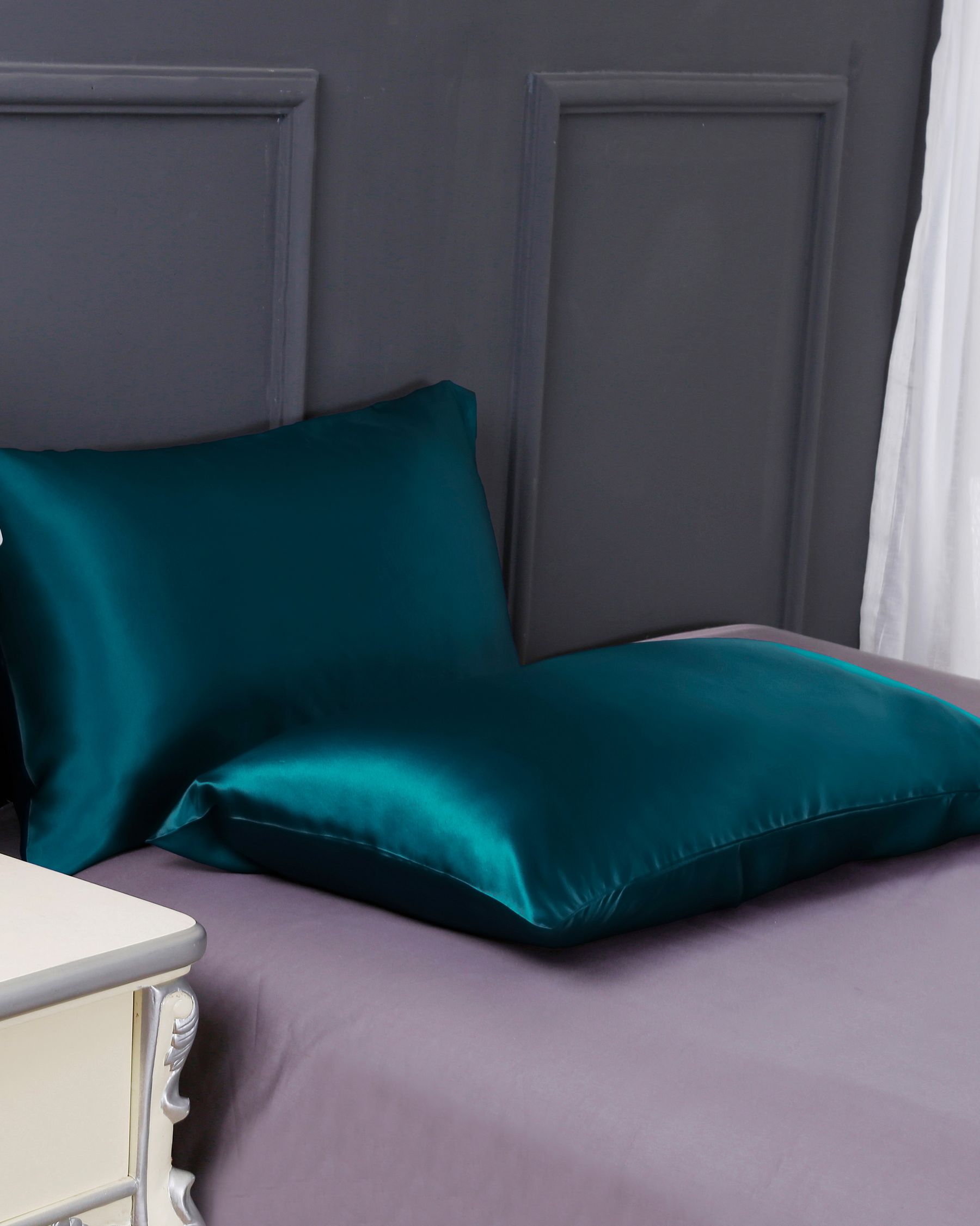 Set de 2 fețe de pernă din mătase 22 Momme OB lençol - Fronha