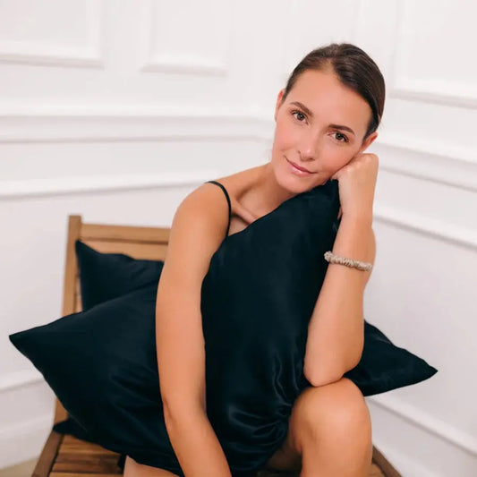 Față de pernă din mătase - Set de 2 bucăți